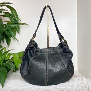 Vintage leather hobo by Lucky Brand